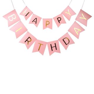 Баннер - Флажки " Happy Birthday " (цена за 13 букв)