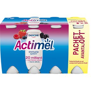 Actimel Fructe De Padure 8X100G