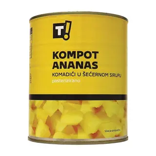 KOMPOT ANANAS KOM.830 g T!