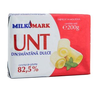 MILKMARK Unt  82,5% din smantana dulce 200g