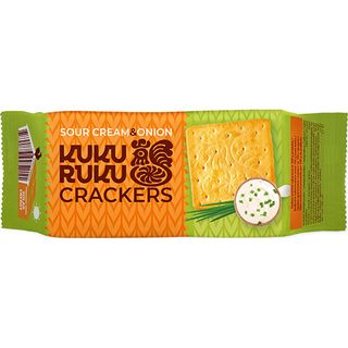 KUKU RUKU крекер сметана и лук 72 г / 20607939