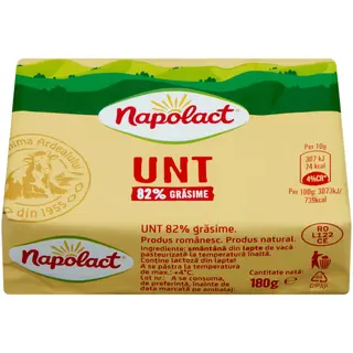 Napolact, Unt 82% grasime 180g (ID 49659)