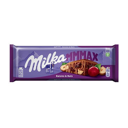 Milka шоколад с ЛЕШНИЦИ и стафиди  270g