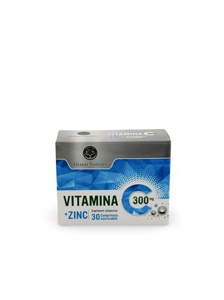 Vitamina C 300 mg + Zinc N30 - comprimate masticabile