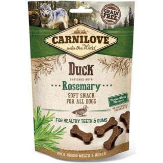 Recompensa pentru caini Carnilove Semi Moist Rata&Rozmarin 200g