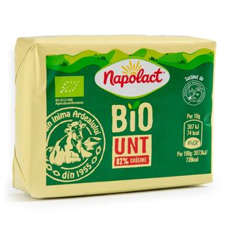 Unt bio 82% grasime, Napolact 180 g