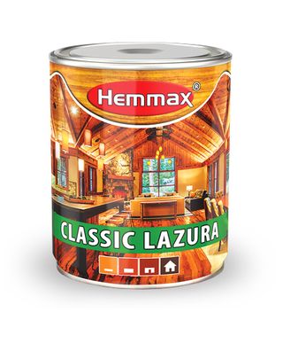 Hemmax Classic Lazura za drvo 0.75l Nevena color LC207
