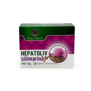 Hepatoliv, Silimarină Forte 140 mg, capsule - Protecția și regenerarea celulelor Ficatului