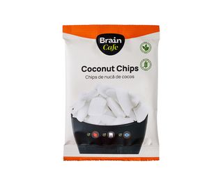 BRAIN CAFE Chipsuri de nucă de cocos 50g