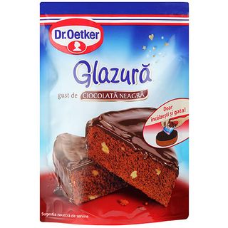 Dr. Oetker Glazura Ciocolata Neagra 100G