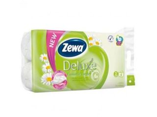 Hartie Igienica Zewa Deluxe Camomile Comfort 3 Straturi 8 Role