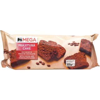 MEGA, Prajitura cu cacao si fulgi de ciocolata 300g (ID 34250)
