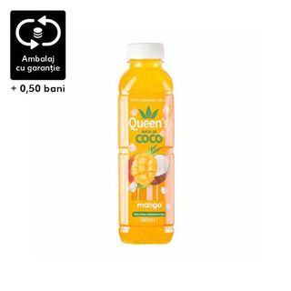 Queens Nata De Coco Mango 0,5L Pet Sgr