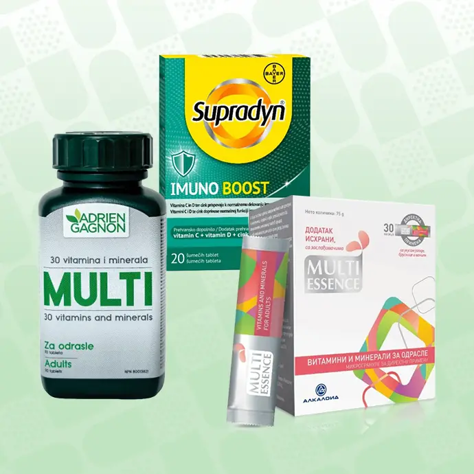 IMUNITET, VITAMINI I MINERALI