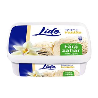 Lido ingheata vanilie fara zahar 500 g