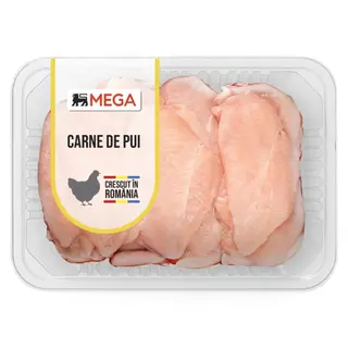 MEGA, Piept de pui dezosat, fara piele, feliat +/-0.700 Kg (ID 96651)