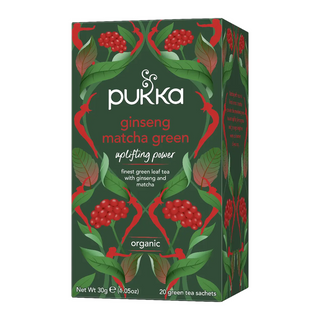 Ceai BIO PUKKA Ginseng Matcha Green, 20 pliculete