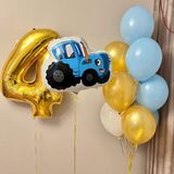 Buchet din baloane " Tractorul Albastru "