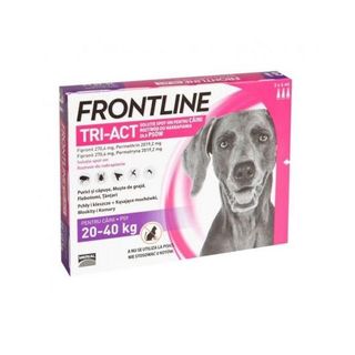 Frontline Tri-Act Caini (20-40Kg)-Sol.Spot-On X 4Ml X 1 Pip -Boehringer Ing.Animal Health Fr