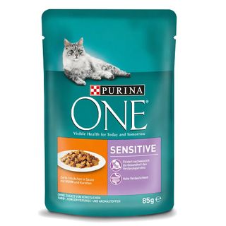 One Sensitive Pisici Pui Si Morcov 85 G