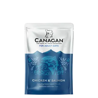 Hrana umeda pentru pisici Canagan Adult cu pui si somon 85g