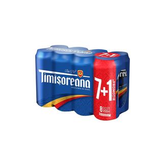 Bere blonda Timisoreana, 7+1 x 0.5 l
