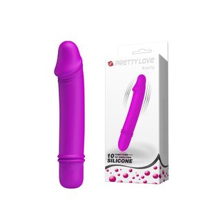 Mini Vibrator Emily Silicone 10 Functii Battery