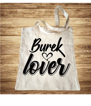 BUREK LOVER bež pamučna torba