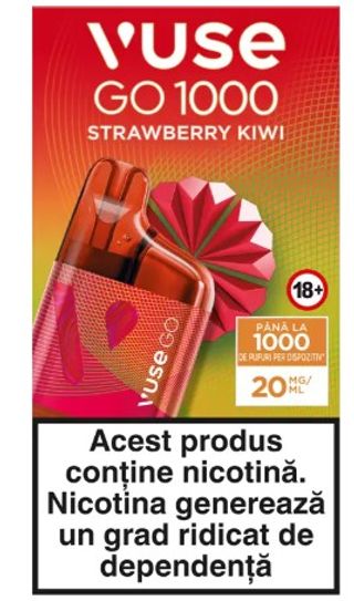 Țigară electronică VUSE GO 1000 - Strawberry Kiwi
