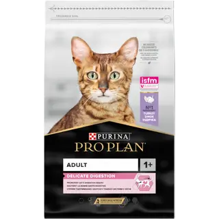 Hrana uscata pentru pisici Pro Plan Delicate cu curcan si orez 1.5 kg