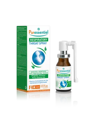 Spray oral pentru calmarea durerilor de gat,15 ml,Puressentiel