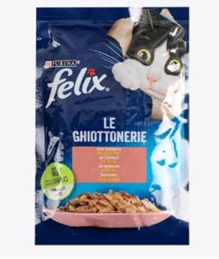 PURINA felix kompletna vlažna hrana za mačke - losos u želeu, 85g 2702551