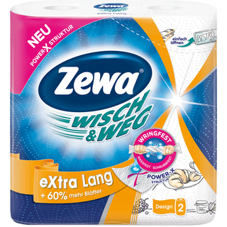 Zewa Wisch&Weg Design Кухненска ролка 2 БР / 38137290
