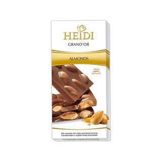 HEIDI Ciocolată caramelă/migdale 100g