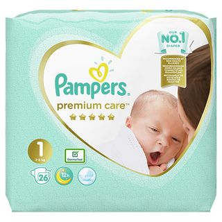 Pampers Pc Scutece 1Newb 2-5Kg 26 Buc