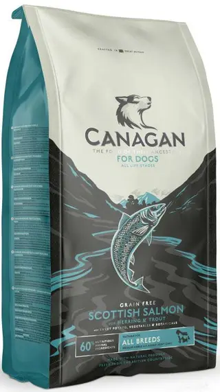 CANAGAN Hrană uscată pentru câini, cu Somon 2 kg