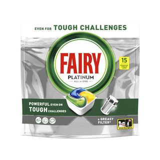 FAIRY Capsule masina de vase Lemon Platinum 15buc