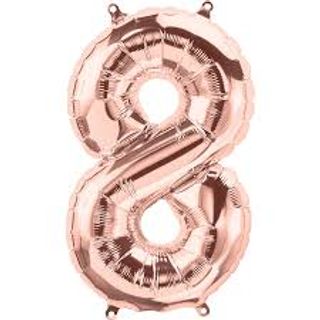 Balon cifra 8 cu heliu 1 metru