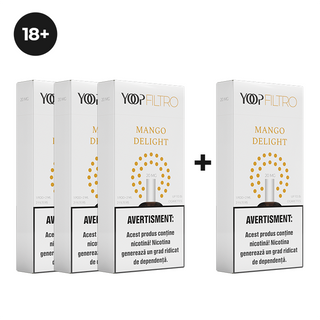 3 cutii de pods FILTRO Mango Delight 20 mg/ml + 1 cutie cadou