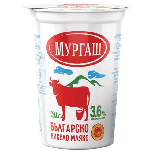 Мляко Кисело Мургаш По Знп 3.6%