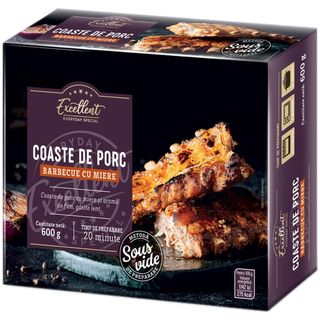 Excellent, Coaste de porc barbecue cu miere 600g (ID 40947)