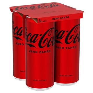 Coca Cola Zero doza 4 x 330 ml