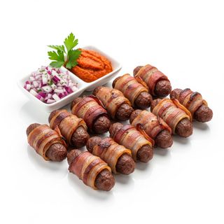 Ćevapi urolani u pancetu