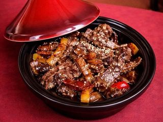 Жаровня с мраморной говядиной и картофелем (350г)