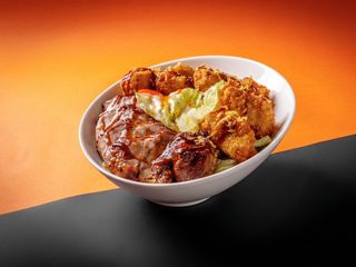 Салат с уткой и баклажаном (250г)