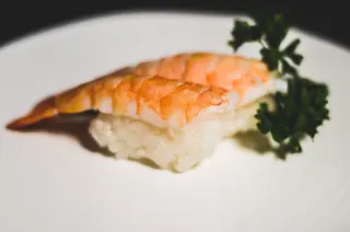 Nigiri gamberi cotti