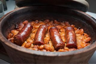 Pasulj tavče sa kobasicom 400g