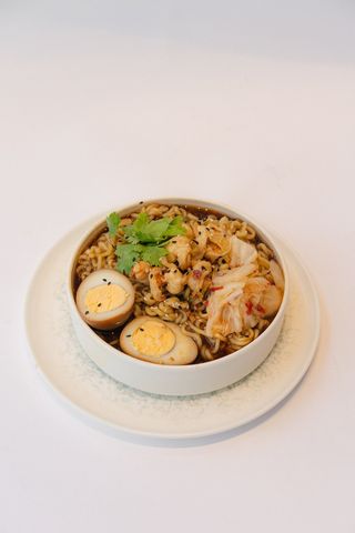 Рамён с креветками (400г)