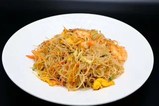 034 - Spaghetti di riso con gamberi