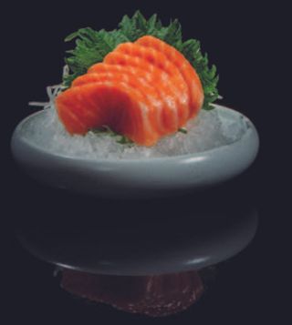 037 Sashimi salmone - 8 pezzi